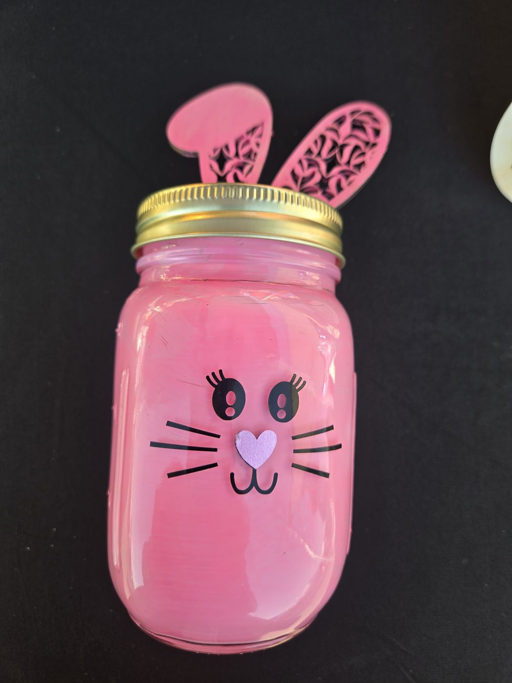 Bunny Mason Jar