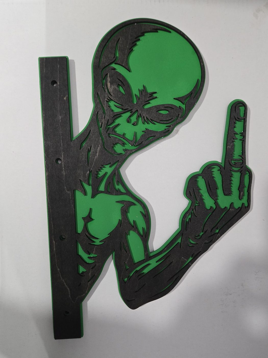 Alien · Flipping you off